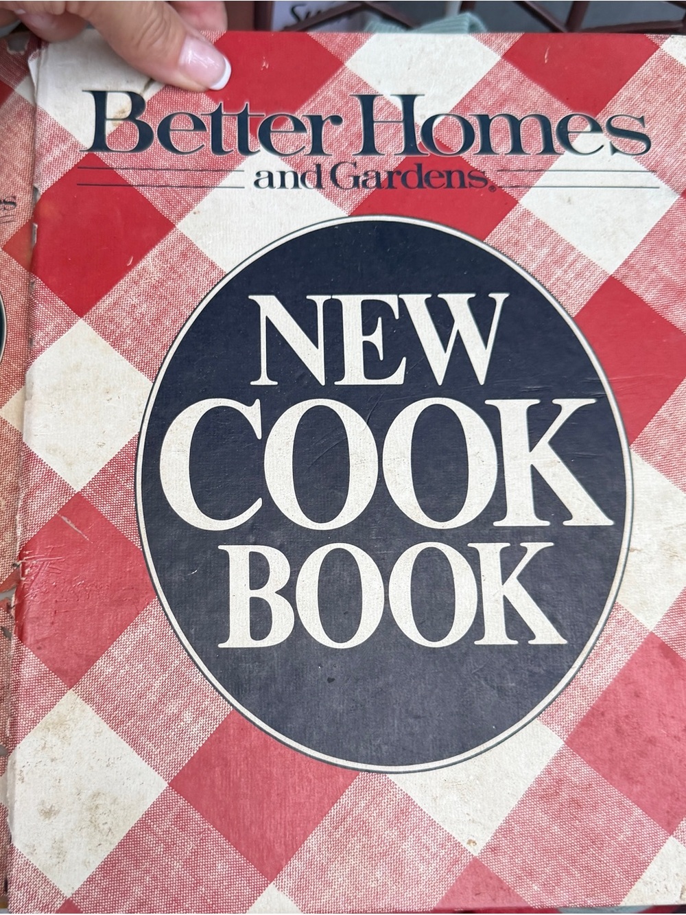 Better Homes And Gardens Red and White Plaid New Cook Book